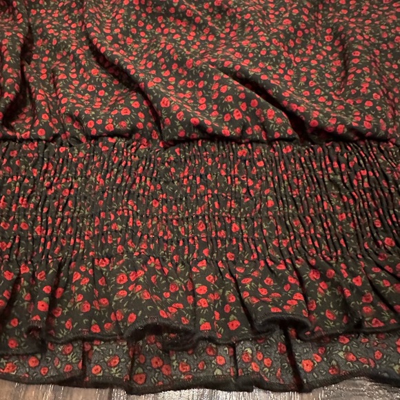 BP. Smocked Surplice Cropped Top (Plus Size) 1X - Picture 3 of 9